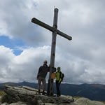 Max und Helga auf der Frauenalpe.