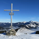 Gipfelkreuz am Hochanger bei Turnau.