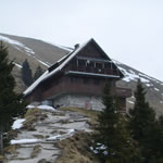 Kahlkogelhütte am Kahlkogel bei Jesenice.