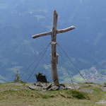 Gipfelkreuz am Lahngangkogel.