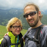 Helga und Max am Mitterkogel.