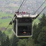 Seilbahn (CabriO) auf das Stanserhorn.