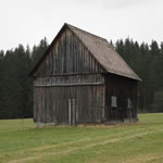 Hütte am Veitscherwald.